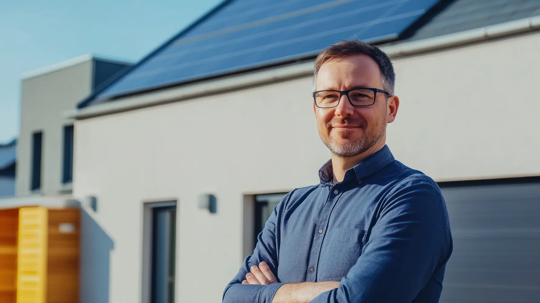 Happy Solar Haven customer